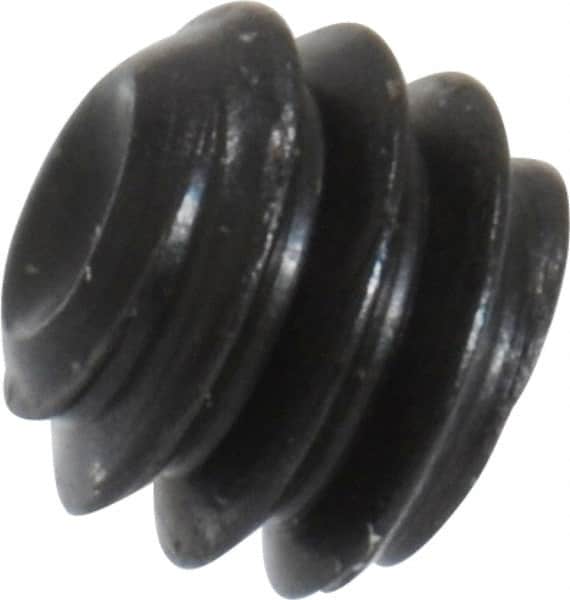 Value Collection - #2-56 UNC, 1/16" OAL, Cup Point Set Screw - Grade 8 Alloy Steel, 0.035" Key - Benchmark Tooling