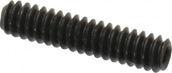 Value Collection - #4-40 UNC, 1/2" OAL, Cup Point Set Screw - Grade 8 Alloy Steel, 0.05" Key - Benchmark Tooling