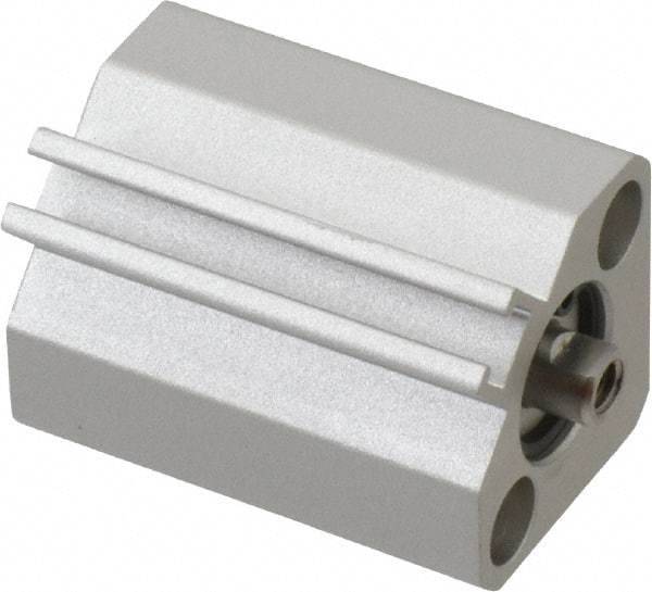 SMC PNEUMATICS - 3/8" Stroke x 1/2" Bore Double Acting Air Cylinder - 10-32 Port, 8-32 Rod Thread, 145 Max psi, 15 to 160°F - Benchmark Tooling