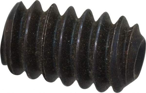 Value Collection - #10-24 UNC, 5/16" OAL, Cup Point Set Screw - Grade 8 Alloy Steel, 3/32" Key - Benchmark Tooling