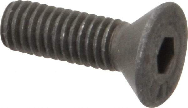 Value Collection - #10-32 UNF Hex Socket Drive, 82° Flat Screw - Alloy Steel, Black Oxide Finish, Fully Threaded, 5/8" OAL - Benchmark Tooling