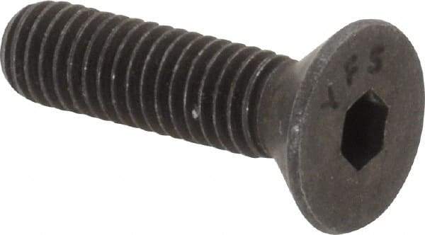 Value Collection - #10-32 UNF Hex Socket Drive, 82° Flat Screw - Alloy Steel, Black Oxide Finish, Fully Threaded, 3/4" OAL - Benchmark Tooling