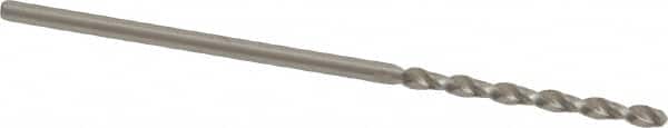 Accupro - 1.35mm 130° Cobalt Jobber Drill - Bright Finish, Right Hand Cut, Parabolic Flute, Straight Shank, 1-37/64" OAL, Split Point - Benchmark Tooling