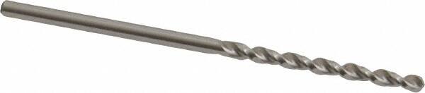 Accupro - #48 130° Cobalt Jobber Drill - Bright Finish, Right Hand Cut, Parabolic Flute, Straight Shank, 1-15/16" OAL, Split Point - Benchmark Tooling