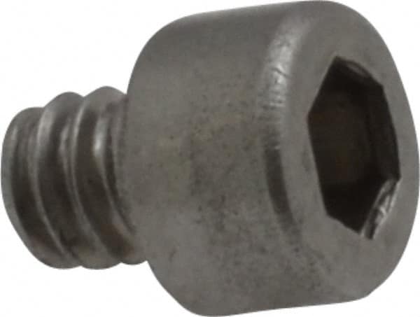 Value Collection - #4-40 UNC Hex Socket Drive, Socket Cap Screw - Grade 18-8 Stainless Steel, 1/8" Length Under Head - Benchmark Tooling