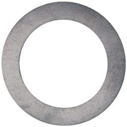 Made in USA - 0.02" Thick, 1-1/2" Inside x 2-1/8" OD, Round Shim - Uncoated 302/304 Stainless Steel - Benchmark Tooling