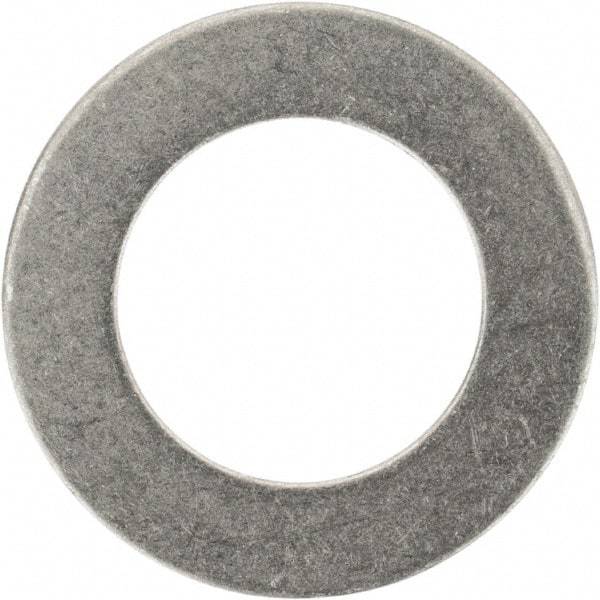 Made in USA - 0.016" Thick, 3/8" Inside x 5/8" OD, Round Shim - 5/16" Screw, Uncoated 316 Stainless Steel - Benchmark Tooling