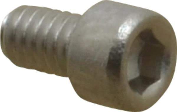 Value Collection - #1-72 UNF Hex Socket Drive, Socket Cap Screw - Grade 18-8 Stainless Steel, 1/8" Length Under Head - Benchmark Tooling