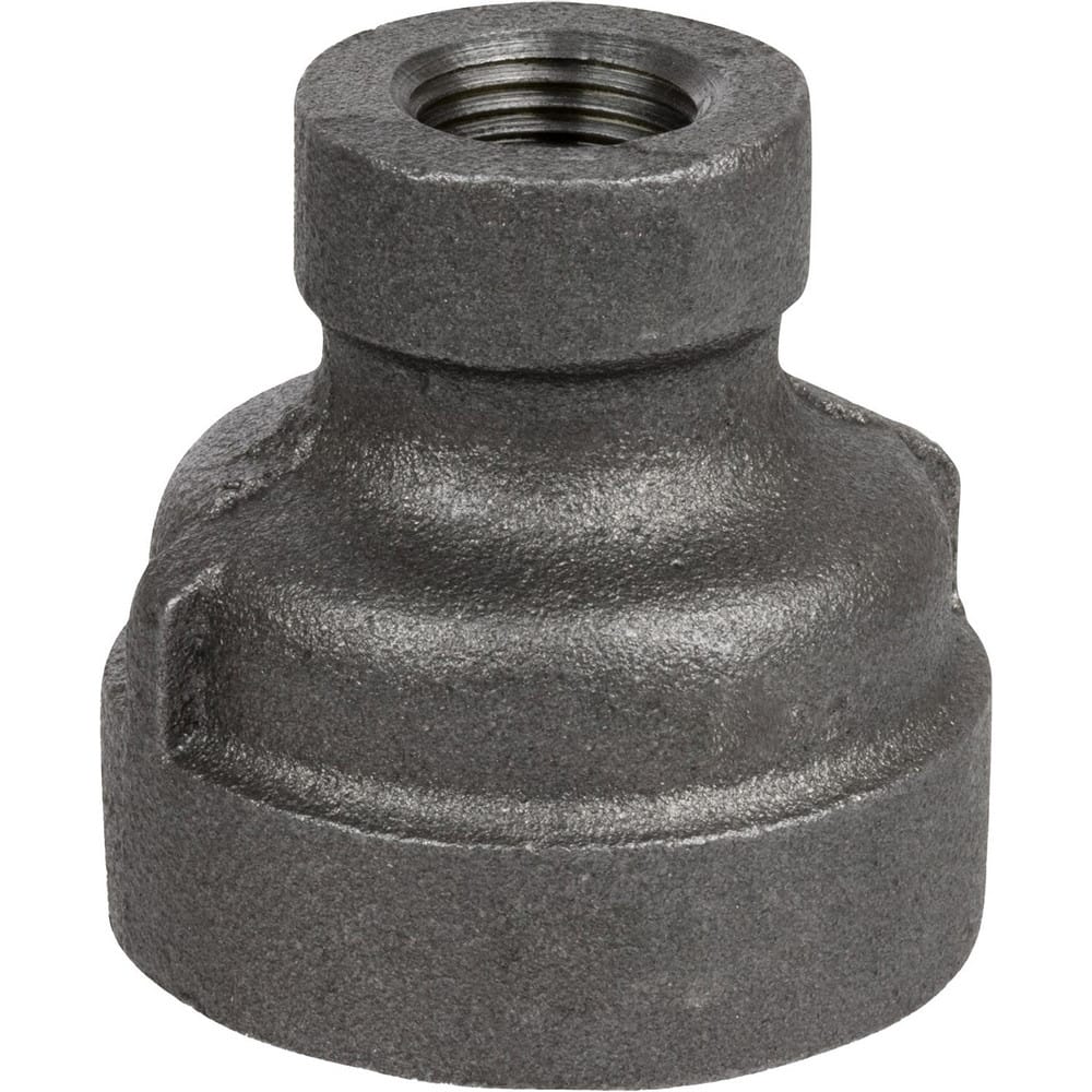 Black Pipe Fittings; Fitting Type: Reducing Coupling; Fitting Size: 2″ x 1/2″; Material: Malleable Iron; Finish: Black; Fitting Shape: Straight; Thread Standard: NPT; Connection Type: Threaded; Lead Free: No; Standards: ™ASME ™B1.2.1; ™ASME ™B16.3; ASTM