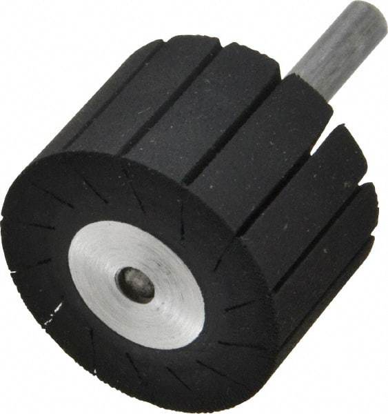 3M - 1" Wide x 1-1/2" Diam, Spiral Band Drum - 1/4" Shank Diam, 14,000 RPM - Benchmark Tooling