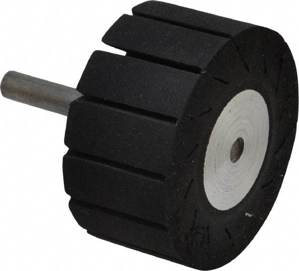 3M - 1" Wide x 2" Diam, Spiral Band Drum - 1/4" Shank Diam, 12,000 RPM - Benchmark Tooling