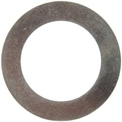 Made in USA - 0.01" Thick, 1" Inside x 1-1/2" OD, Round Shim - 7/8" Screw, Uncoated 316 Stainless Steel - Benchmark Tooling