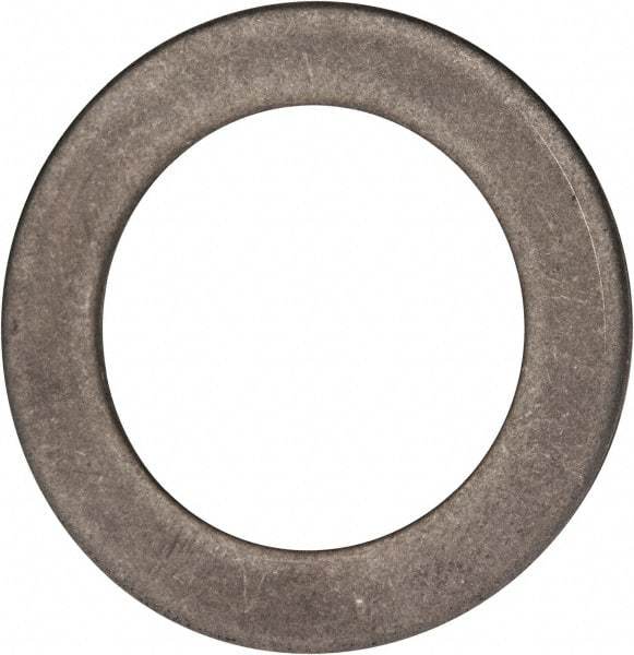 Made in USA - 0.06" Thick, 1" Inside x 1-1/2" OD, Round Shim - 7/8" Screw, Uncoated 316 Stainless Steel - Benchmark Tooling