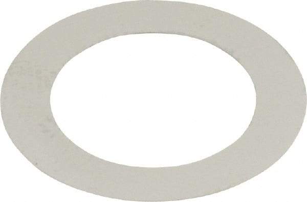 Made in USA - 0.1mm Thick, 12mm Inside x 18mm OD, Round Shim - 7/16" Screw, Uncoated 302/304 Stainless Steel - Benchmark Tooling