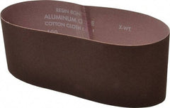 Norton - 4" Wide x 24" OAL, 100 Grit, Aluminum Oxide Abrasive Belt - Aluminum Oxide, Fine, Coated, X Weighted Cloth Backing, Series R228 - Benchmark Tooling