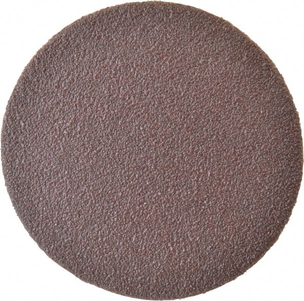 Made in USA - 6" Diam, 40 Grit Aluminum Oxide Adhesive PSA Disc - Benchmark Tooling