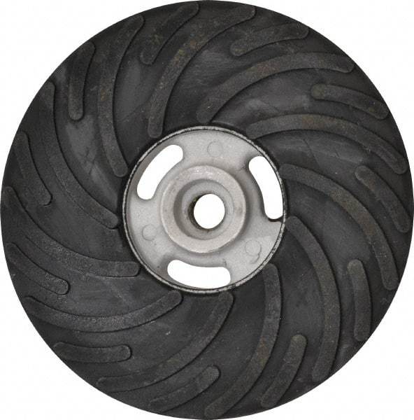 Norton - 7" Diam Locking Nut Disc Backing Pad - Hard Density, 8,600 RPM - Benchmark Tooling