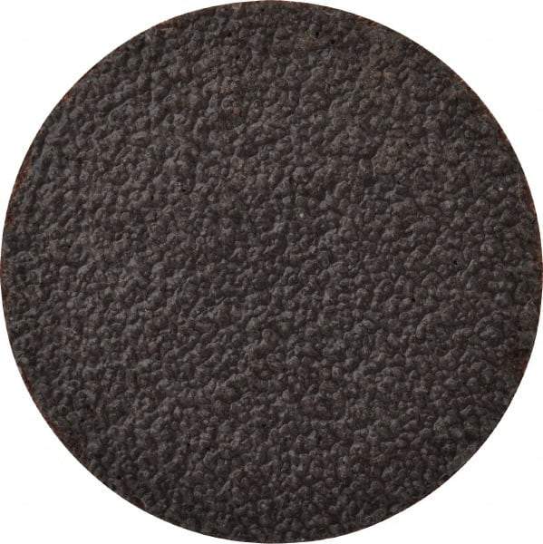 Norton - 2" Disc Diam, 36 Grit, Aluminum Oxide Quick Change Disc - Type S Attaching System, Coated, Brown, Very Coarse Grade, R228 Series - Benchmark Tooling