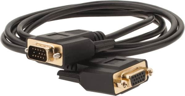 Tripp-Lite - 6' Long, HD15/HD15 Computer Cable - Black, Male x Female - Benchmark Tooling