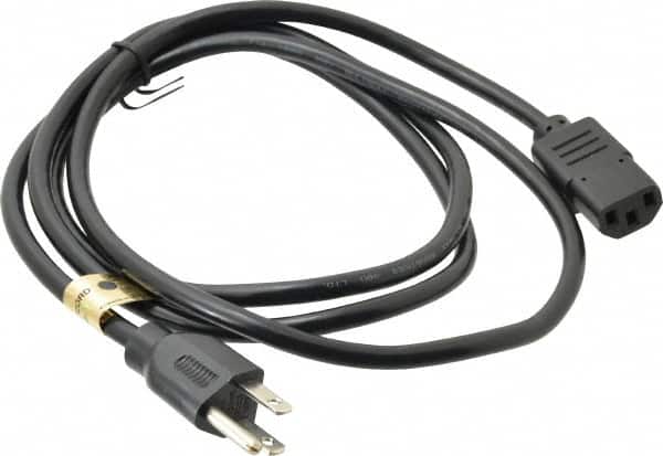 Tripp-Lite - 6' Long, NEMA 5-15P/IEC-320-C-13 Computer Cable - Black, Male x Female - Benchmark Tooling