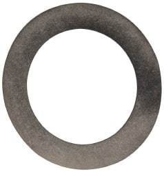 Made in USA - 0.3mm Thick, 12mm Inside x 18mm OD, Round Shim - 7/16" Screw, Uncoated 302/304 Stainless Steel - Benchmark Tooling