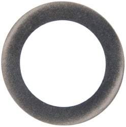 Made in USA - 0.3mm Thick, 25mm Inside x 36mm OD, Round Shim - 7/8" Screw, Uncoated 302/304 Stainless Steel - Benchmark Tooling