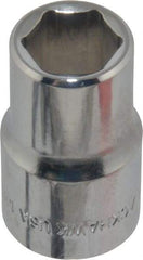 Blackhawk by Proto - 1/2" Drive, Standard Hand Socket - 6 Points, 1-1/2" OAL, Chrome Finish - Benchmark Tooling