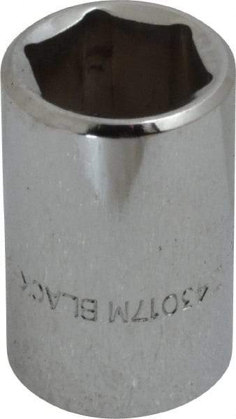 Blackhawk by Proto - 1/2" Drive, Standard Hand Socket - 6 Points, 1-1/2" OAL, Chrome Finish - Benchmark Tooling