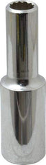 Blackhawk by Proto - 1/2" Drive, Deep Hand Socket - 12 Points, 3-3/32" OAL, Chrome Finish - Benchmark Tooling