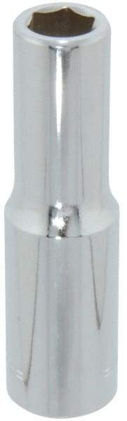 Blackhawk by Proto - 1/2" Drive, Deep Hand Socket - 6 Points, 3-3/32" OAL, Chrome Finish - Benchmark Tooling