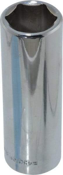 Blackhawk by Proto - 1/2" Drive, Deep Hand Socket - 6 Points, 3-3/32" OAL, Chrome Finish - Benchmark Tooling