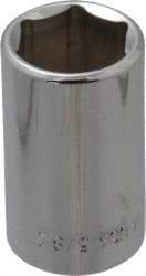 Blackhawk by Proto - 5/8", 1/2" Drive, Standard Hand Socket - 6 Points, 1-1/2" OAL, Chrome Finish - Benchmark Tooling