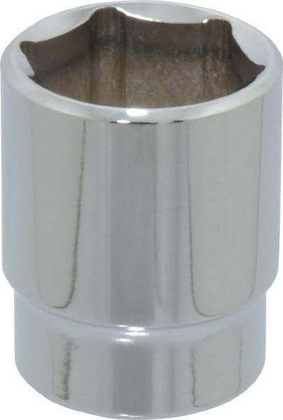 Blackhawk by Proto - 15/16", 1/2" Drive, Standard Hand Socket - 6 Points, 1-1/2" OAL, Chrome Finish - Benchmark Tooling