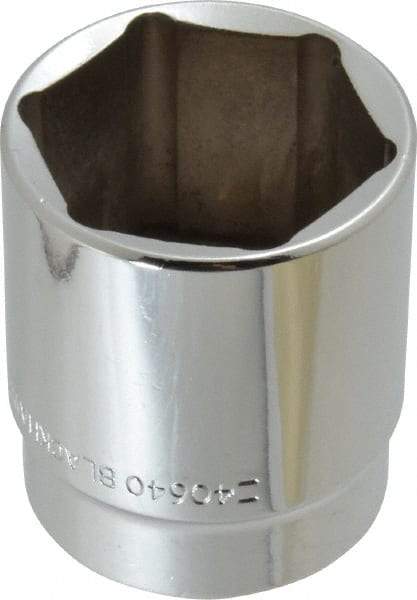 Blackhawk by Proto - 1-1/4", 1/2" Drive, Standard Hand Socket - 6 Points, 1-55/64" OAL - Benchmark Tooling