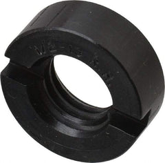 Sopko - 7/8" Diam Grinding Wheel Spindle Slotted Nut - 1/2-13 Thread Size, Right Handed, 5/16" Thick - Benchmark Tooling