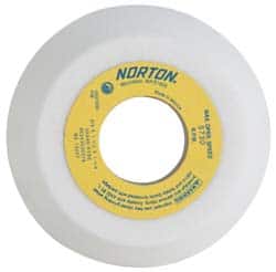 Norton - 5" Diam, 1-1/4" Hole Size, 1-3/4" Overall Thickness, 46 Grit, Type 11 Tool & Cutter Grinding Wheel - Medium Grade, Aluminum Oxide, J Hardness - Benchmark Tooling