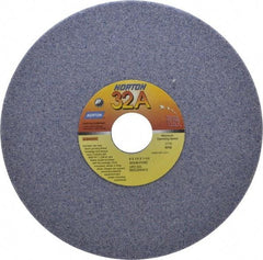 Norton - 8" Diam x 1-1/4" Hole x 1/4" Thick, H Hardness, 46 Grit Surface Grinding Wheel - Aluminum Oxide, Type 1, Coarse Grade, 3,105 Max RPM, Vitrified Bond, No Recess - Benchmark Tooling