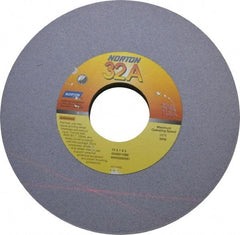 Norton - 12" Diam x 3" Hole x 1" Thick, I Hardness, 60 Grit Surface Grinding Wheel - Aluminum Oxide, Type 1, Medium Grade, 2,070 Max RPM, Vitrified Bond, No Recess - Benchmark Tooling