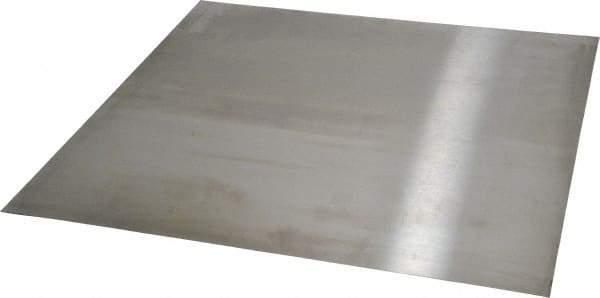 Value Collection - 0.06 Inch Thick x 12 Inch Wide x 12 Inch Long, 304 Stainless Steel Sheet - Intermediate Polished Finish, #4 - Benchmark Tooling
