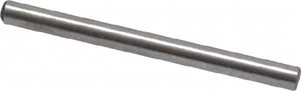 Value Collection - 1/16" Diam x 3/4" Pin Length Grade 8 Alloy Steel Standard Dowel Pin - C 50-58 Hardness, 800 Lb Breaking Strength, 1 Beveled & 1 Rounded End - Benchmark Tooling
