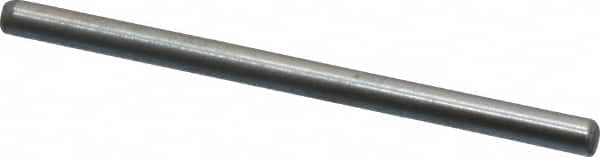 Value Collection - 1/16" Diam x 1" Pin Length Grade 8 Alloy Steel Standard Dowel Pin - C 50-58 Hardness, 800 Lb Breaking Strength, 1 Beveled & 1 Rounded End - Benchmark Tooling