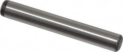 Value Collection - 1/4" Diam x 1-3/4" Pin Length Grade 8 Alloy Steel Standard Dowel Pin - C 50-58 Hardness, 12,800 Lb Breaking Strength, 1 Beveled & 1 Rounded End - Benchmark Tooling