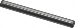 Value Collection - 1/4" Diam x 2-1/2" Pin Length Grade 8 Alloy Steel Standard Dowel Pin - C 50-58 Hardness, 12,800 Lb Breaking Strength, 1 Beveled & 1 Rounded End - Benchmark Tooling