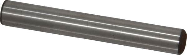 Value Collection - 5/16" Diam x 2-1/4" Pin Length Grade 8 Alloy Steel Standard Dowel Pin - C 50-58 Hardness, 20,000 Lb Breaking Strength, 1 Beveled & 1 Rounded End - Benchmark Tooling
