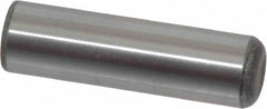 Value Collection - 1/2" Diam x 1-3/4" Pin Length Grade 8 Alloy Steel Standard Dowel Pin - C 50-58 Hardness, 51,000 Lb Breaking Strength, 1 Beveled & 1 Rounded End - Benchmark Tooling