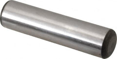 Value Collection - 7/8" Diam x 3-1/2" Pin Length Grade 8 Alloy Steel Standard Dowel Pin - C 50-58 Hardness, 156,000 Lb Breaking Strength, 1 Beveled & 1 Rounded End - Benchmark Tooling