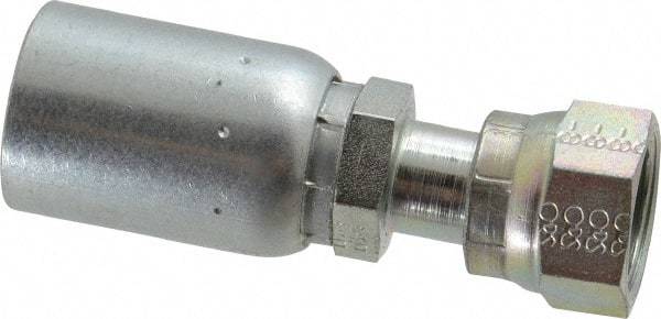 Eaton - 13/16-16 Thread Straight Hydraulic Hose Fitting - 1/2" Hose Diam - Benchmark Tooling