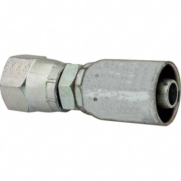 Eaton - 9/16-18 SAE Straight Hydraulic Hose Fitting - 3/8" Hose Diam - Benchmark Tooling