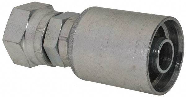 Eaton - 1 - 3/16-12 Thread Straight Hydraulic Hose Fitting - 3/4" Hose Diam - Benchmark Tooling