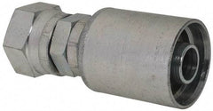 Eaton - 1 - 3/16-12 Thread Straight Hydraulic Hose Fitting - 3/4" Hose Diam - Benchmark Tooling